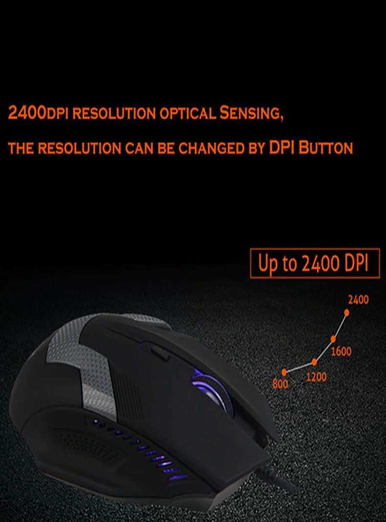 Mouse Gamer Con Cable Backlit MT-M940 - Meetion-6