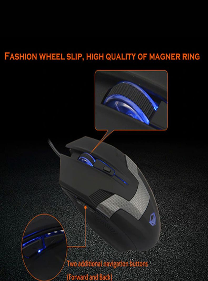 Mouse Gamer Con Cable Backlit MT-M940 - Meetion-7