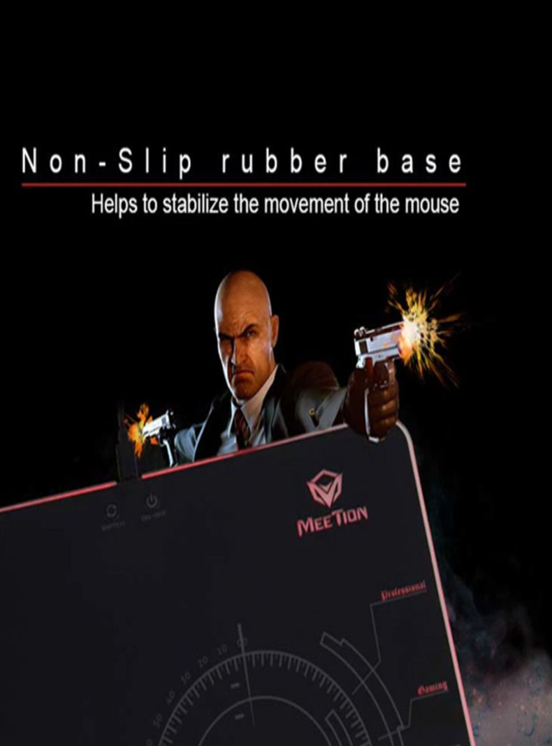 Mouse Pad Gamer Backlit Rgb MT-P010 Meetion-6
