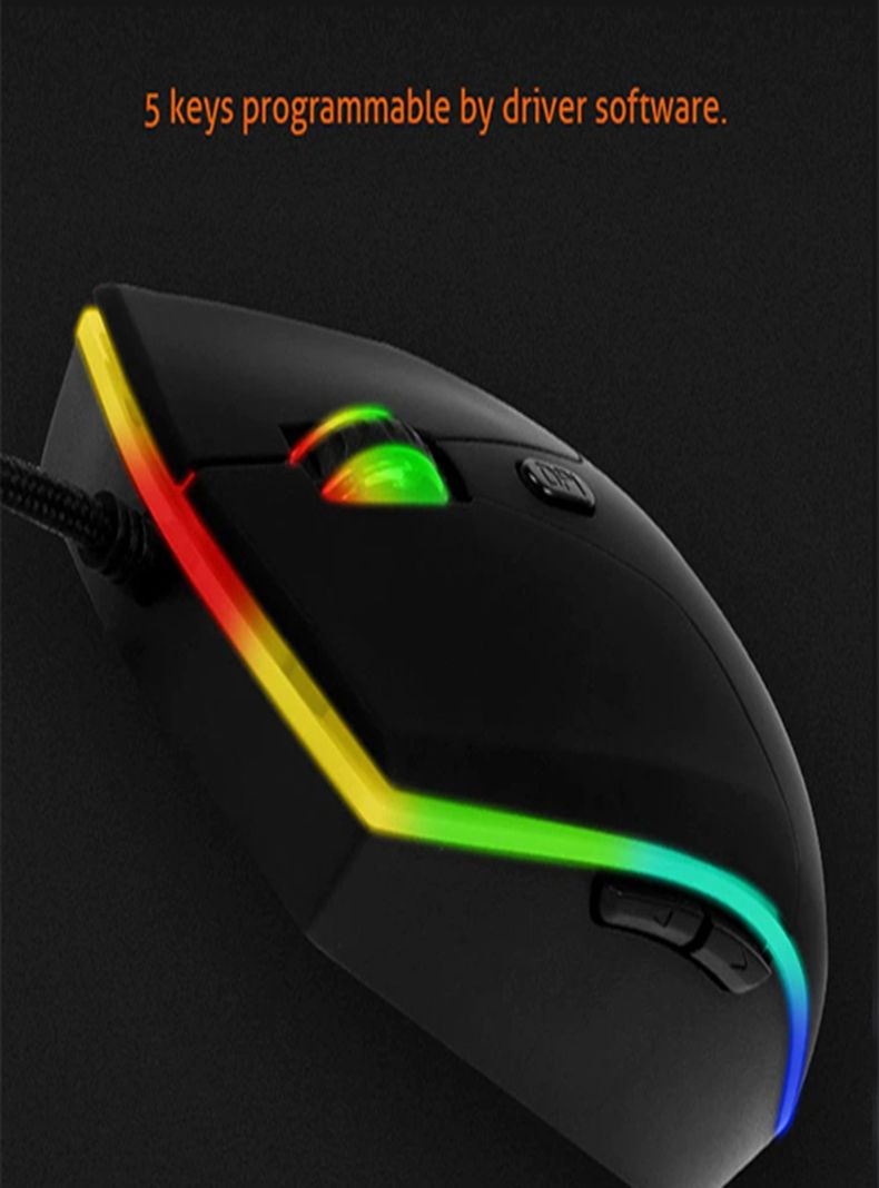 Mouse Gamer Con Cable Rgb MT-GM21 - Meetion-6