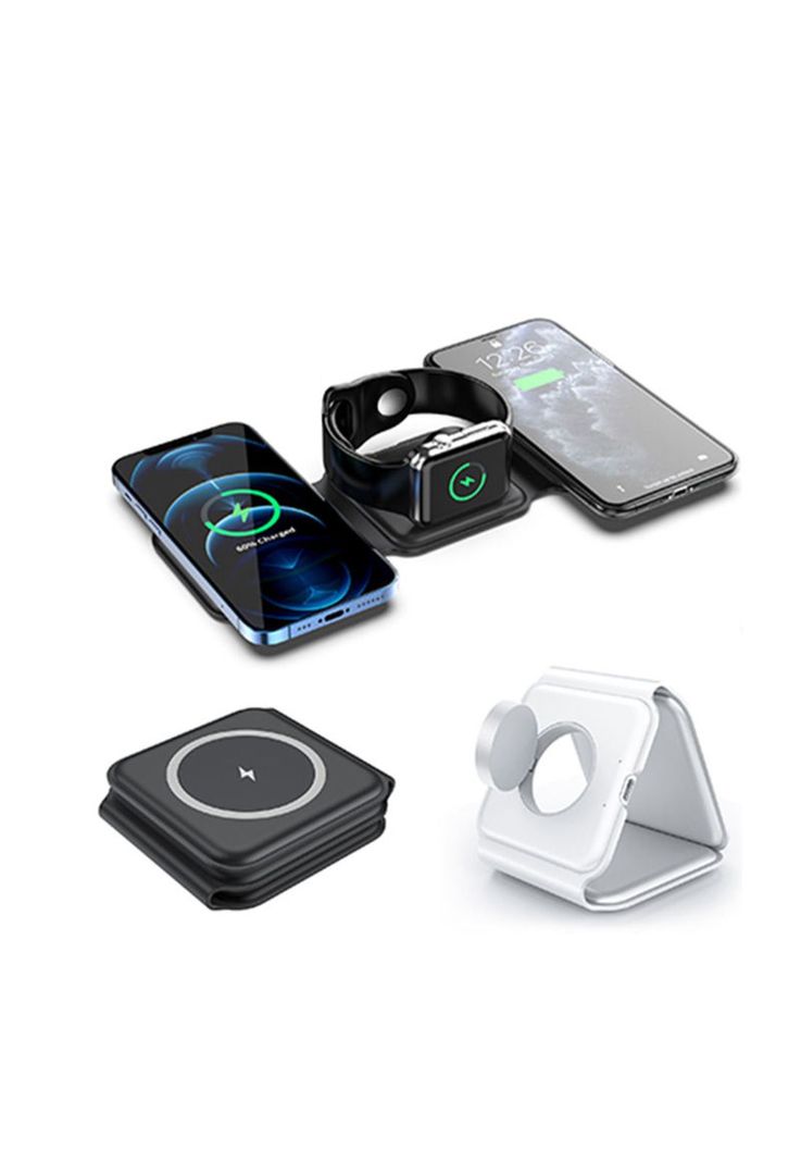 CARGADOR RÁPIDO INALÁMBRICO MAGSAFE PARA IPHONE 3 EN 1 -1