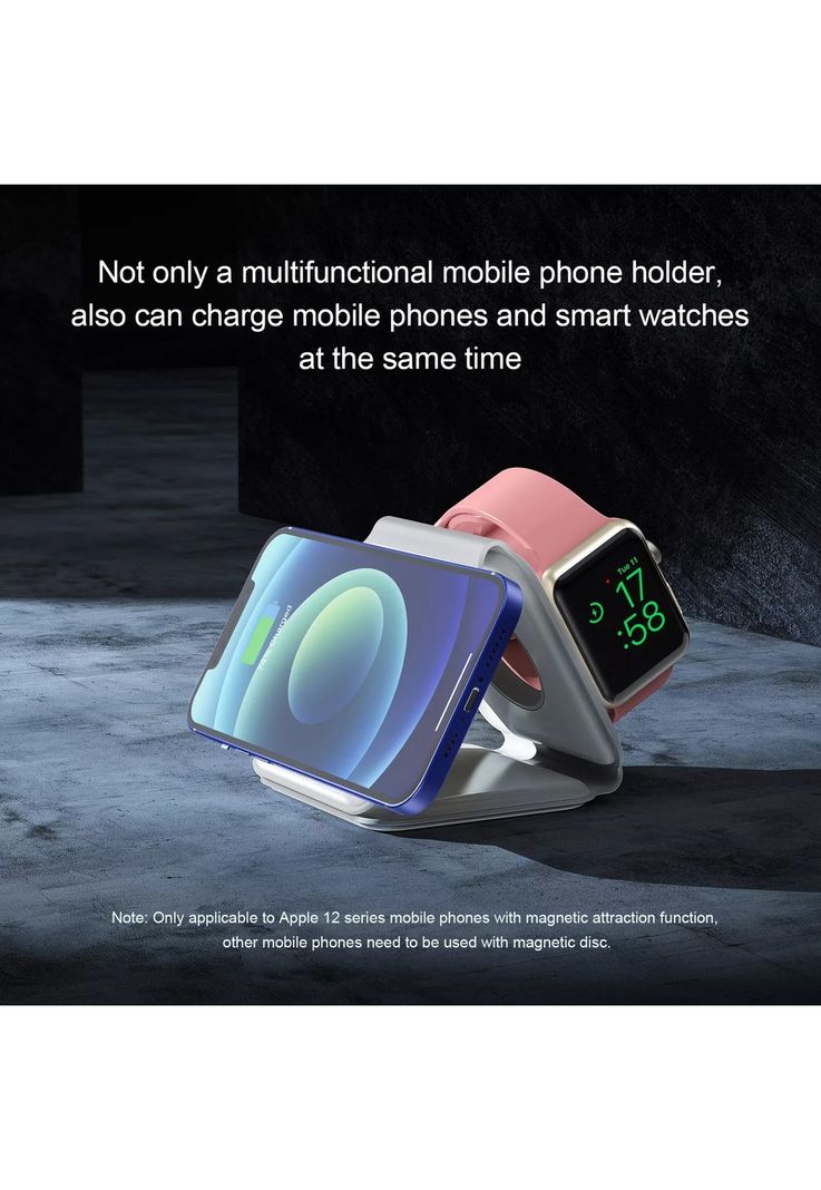 CARGADOR RÁPIDO INALÁMBRICO MAGSAFE PARA IPHONE 3 EN 1 -5