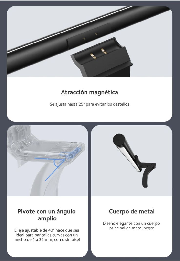 Xiaomi Mi Computer Monitor Light Bar / Lámpara led-7