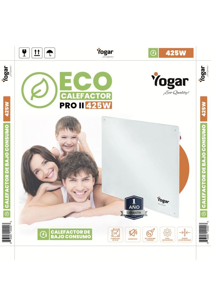 Panel Eco-Calefactor PRO II de Bajo Consumo 425W Yogar-1