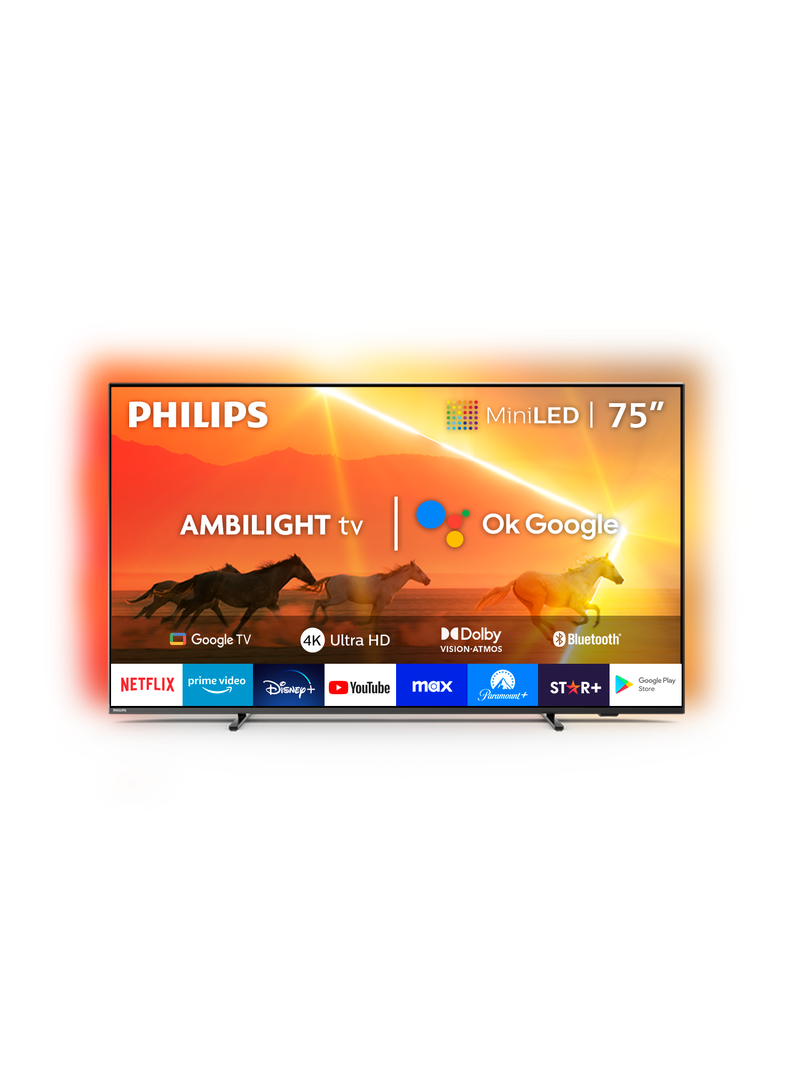 MiniLED Philips 75” UHD 4K 75PML9118 Ambilight TV-0