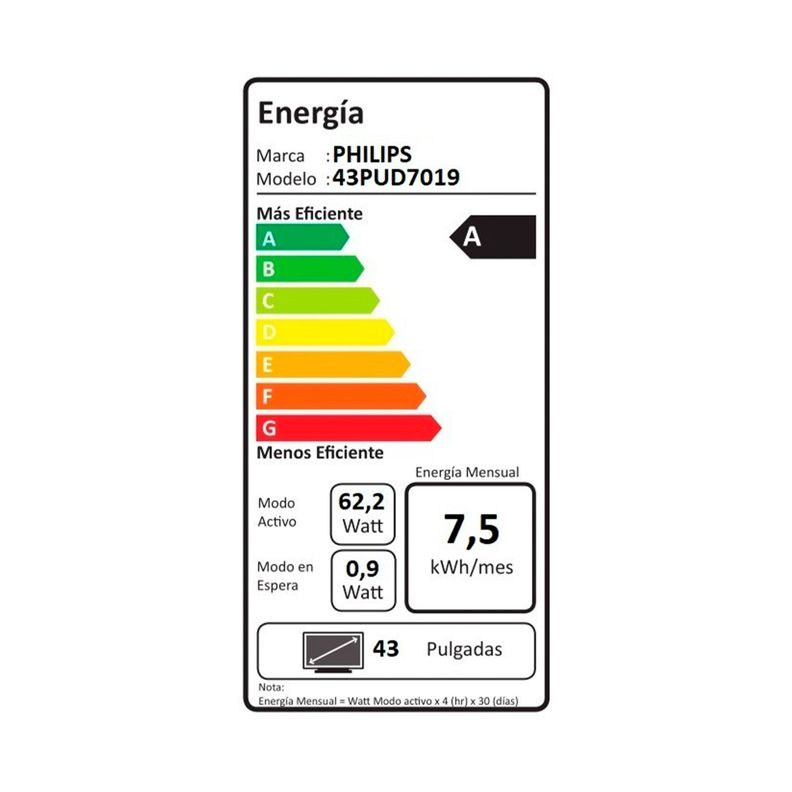 LED Philips 43” UHD 43PUD7019 Google TV-6