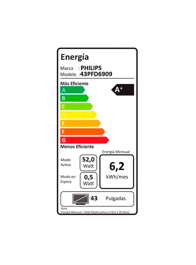 LED Philips 43” FHD 43PFD6909 Google TV-5