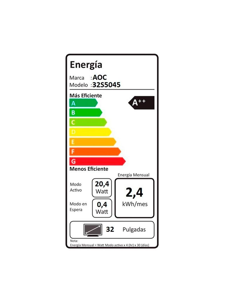 AOC Roku TV LED 32” HD Smart TV 32S5045-6
