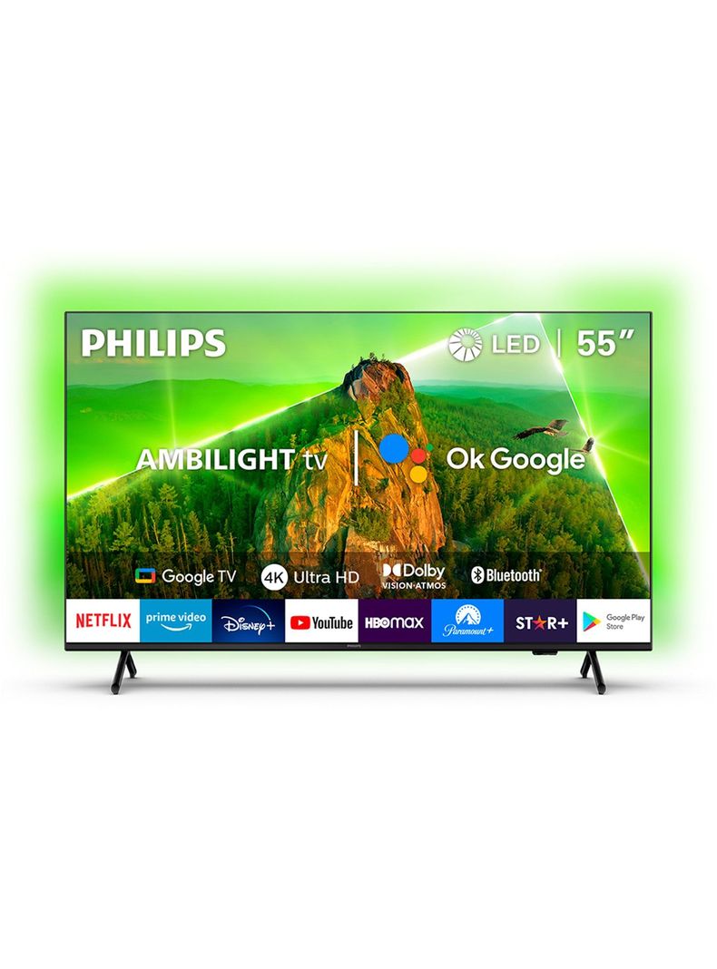 Smart TV LED Philips 55” UHD 4K 55PUD7908 Ambilight TV-0