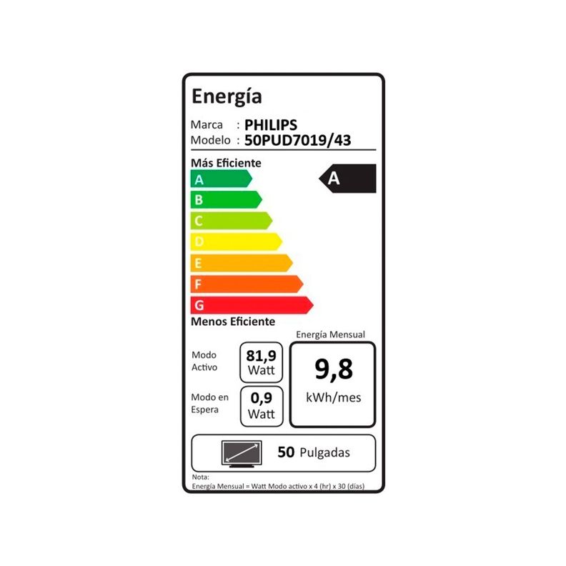 LED Philips 50” UHD 50PUD7019 Google TV-7