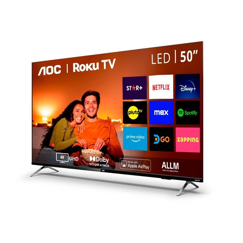 AOC Roku TV LED 50” UHD 4K Smart TV 50U6125-5
