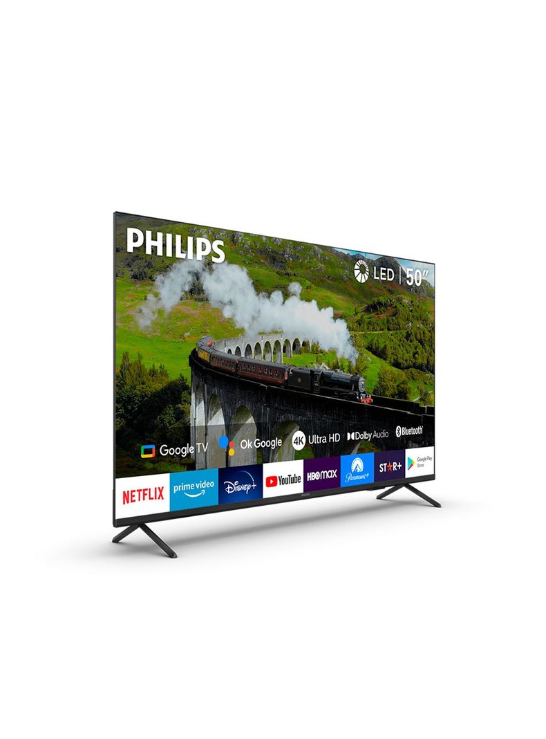 LED Philips 50” UHD 4K 50PUD7408 Google TV-3