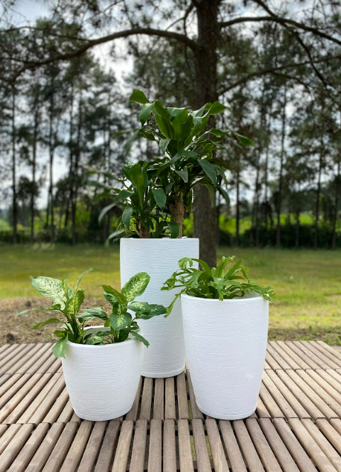 MACETERO FLORIDIS AMSTERDAM BLANCO 28CM DE ALTO-2