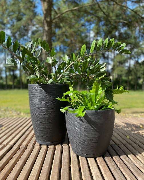 MACETERO FLORIDIS AMSTERDAM NEGRO 28CM DE ALTO-3