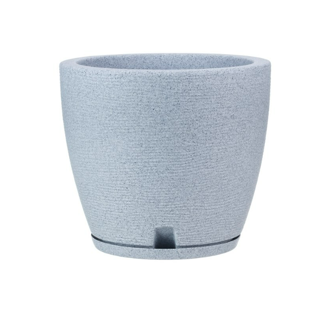MACETERO FLORIDIS AMSTERDAM GRIS CLARO 28CM DE ALTO-1