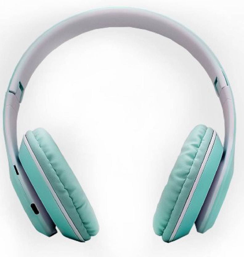 Audífonos Wireless P16 Bluetooth Recargable Headphones Celestes-0