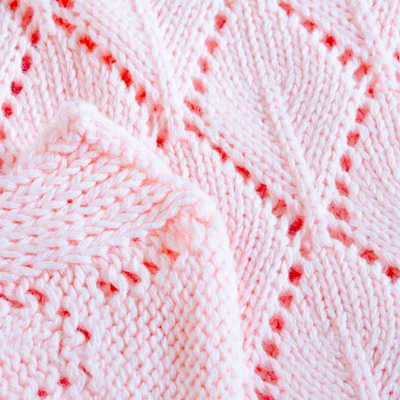 Manta Para Bebé en Algodón Rosa-3