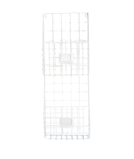 Revistero Metal Doble Blanco-0