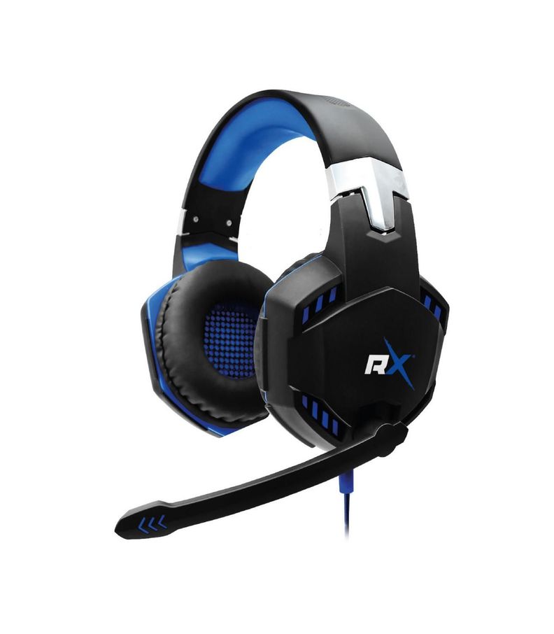 Audifonos Reptile X Gamer Pro Para Pc, Con Microfono Y Control De Volumen. Blue-1