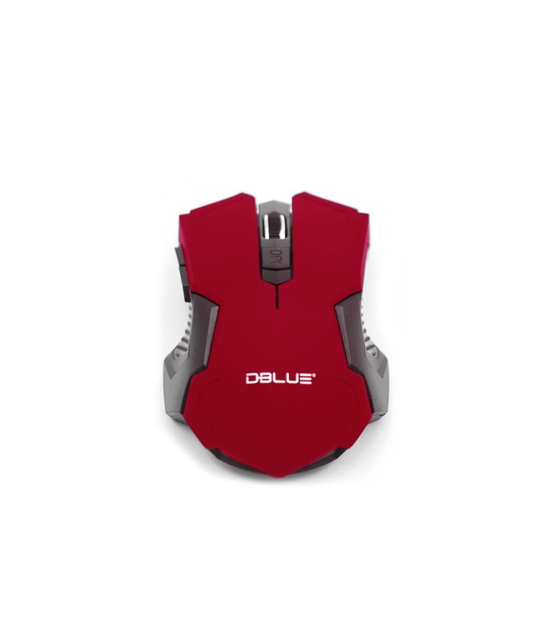 Mouse Inalambrico 2.4 Ghz 1000 Dpi Usb 4 Botones - Red-1