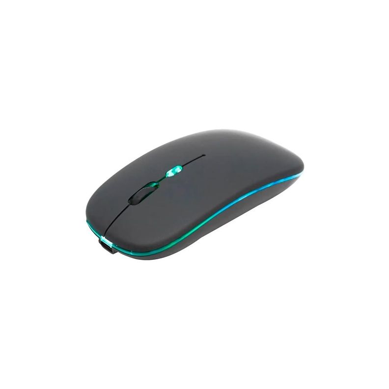 Mouse Inalámbrico Recargable 2.4Ghz Led Rgb Distancia 10Mts-2