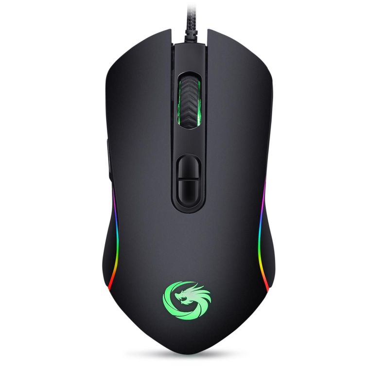 Mouse Gamer Pro Rgb Optico Usb, Dpi 800/1200/1600/3200/4500-1