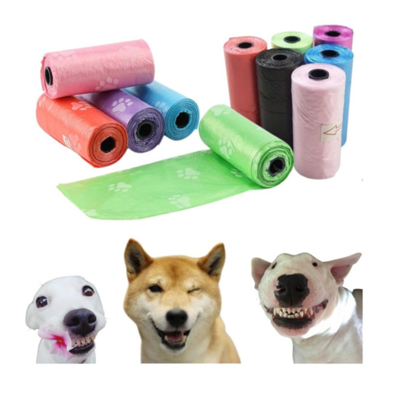 Bolsa Ecologica Desecho De Mascotas 10 Rollos De 15 Bolsas-0