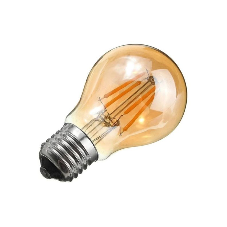Pack 6 Ampolleta Vintage Led Filamento Modelo A60 Luz Calida-3