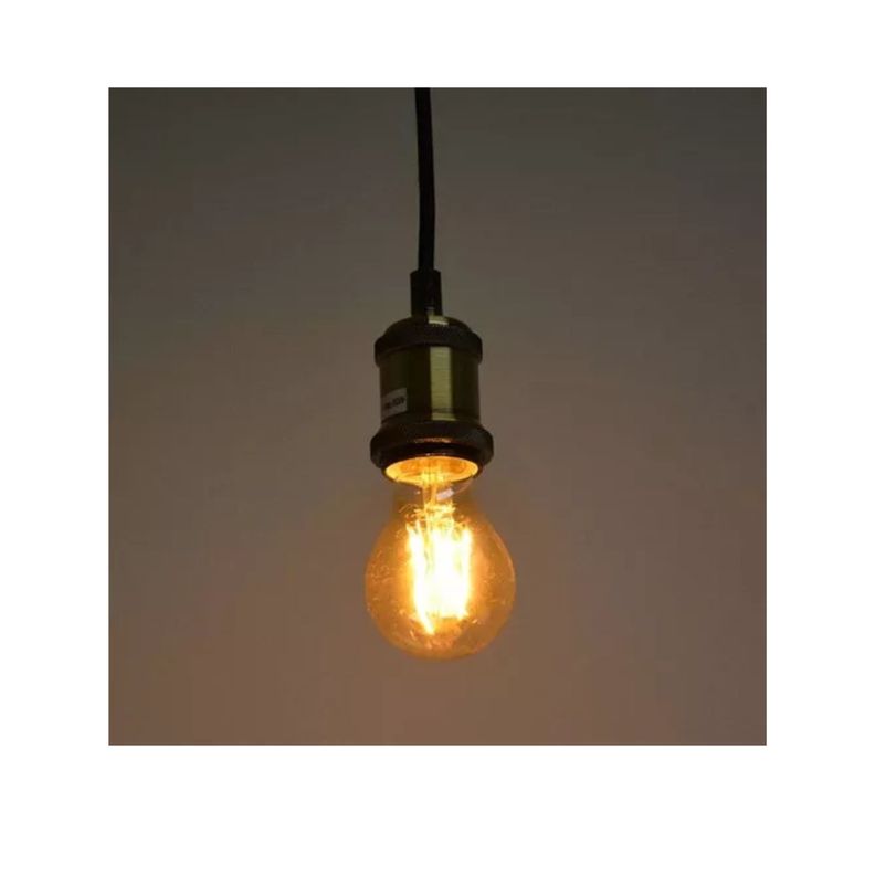 Pack 6 Ampolleta Vintage Led Filamento Modelo A60 Luz Calida-5