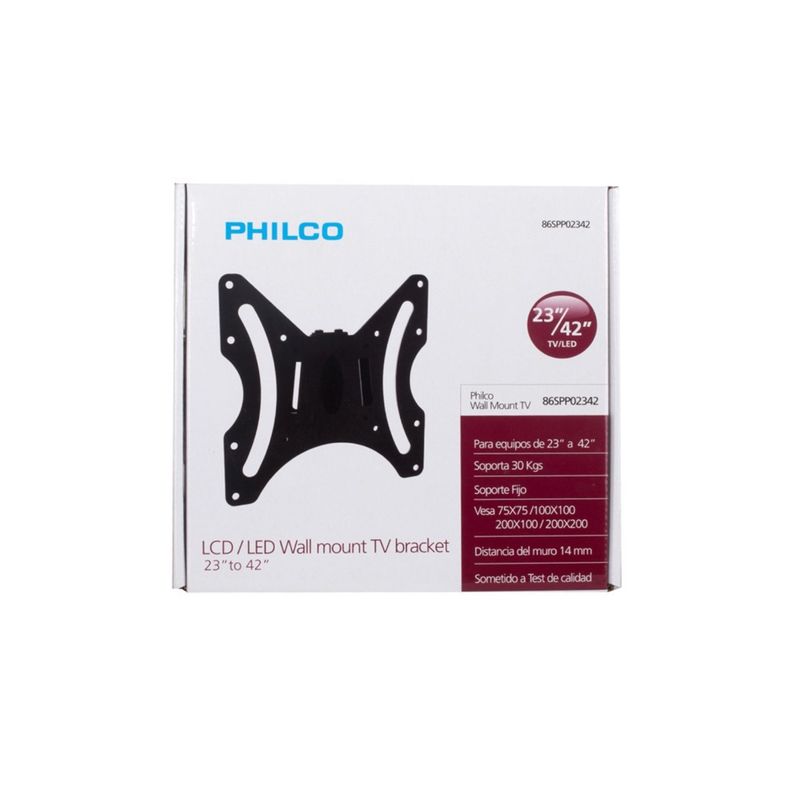 Soporte Para Tv Philco Reforzado 23" A 42" Hasta 30 Kg-2