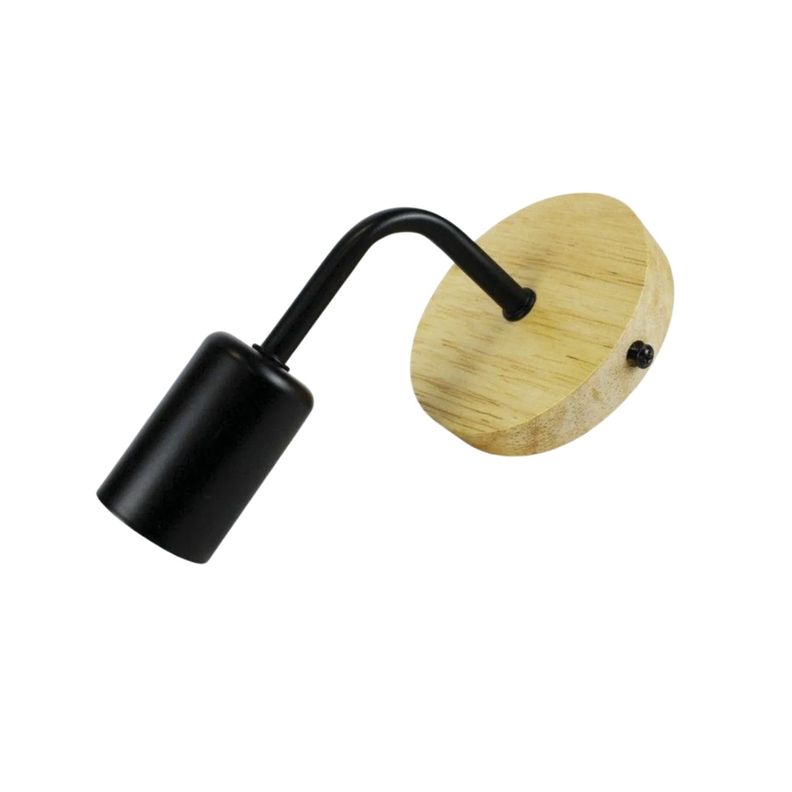 APLIQUE MADERA PORTA AMPOLLETA E27 ASCELLA KONNERGIE DEUS-0