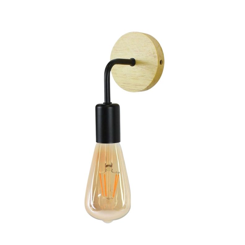 APLIQUE MADERA PORTA AMPOLLETA E27 ASCELLA KONNERGIE DEUS-1