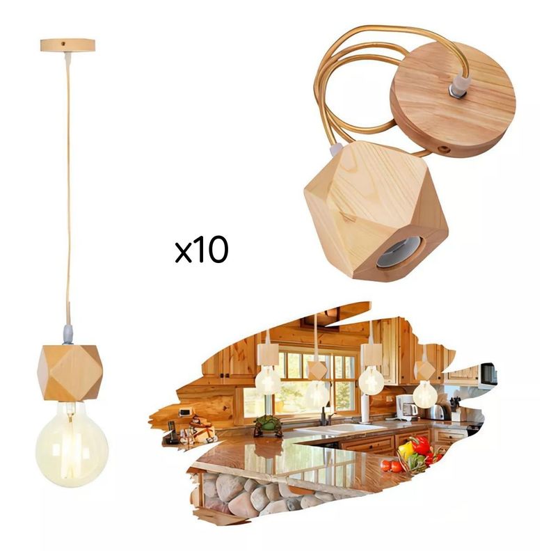 PACK 10 SOQUETE MADERA PORTA E27 BETEIGEUZE I KONNERGIE DEUS-1