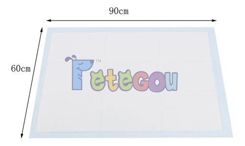 Sabanilla Para Mascota 60x90 Efecto Absorbente Bambu Carbon-1