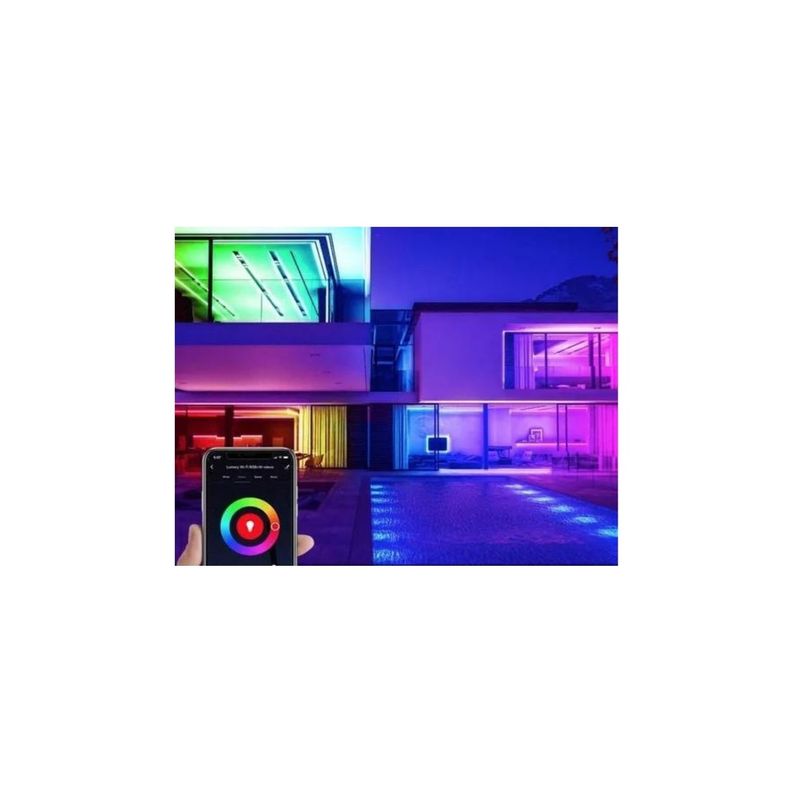Luces Tik Tok Wifi Cinta Led Rgb 16 Colores 5 Metros-1