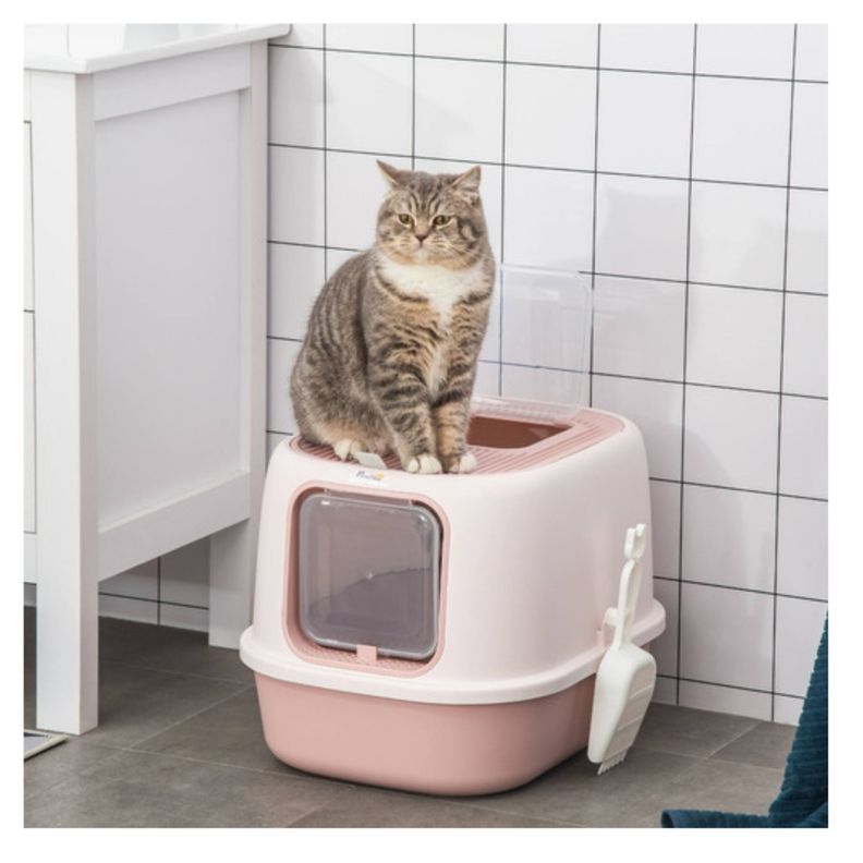 Baño Arenero Cerrado Sanitario Higiene Para Gatos-2