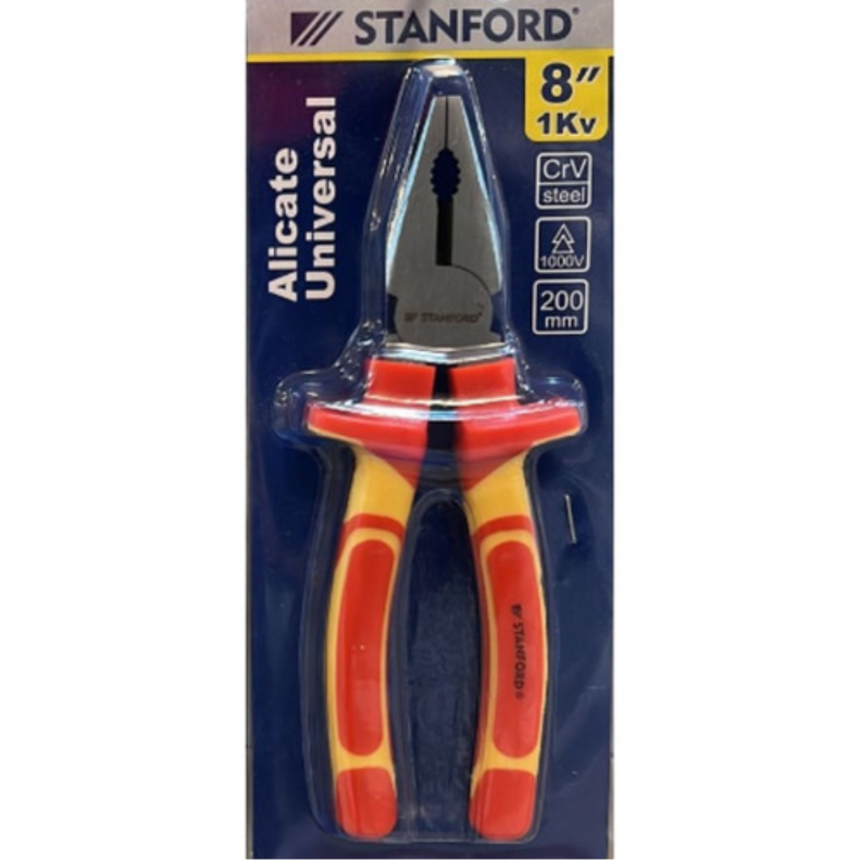Alicate Aislado 8  Resistente 1kv Universal Profesional-0