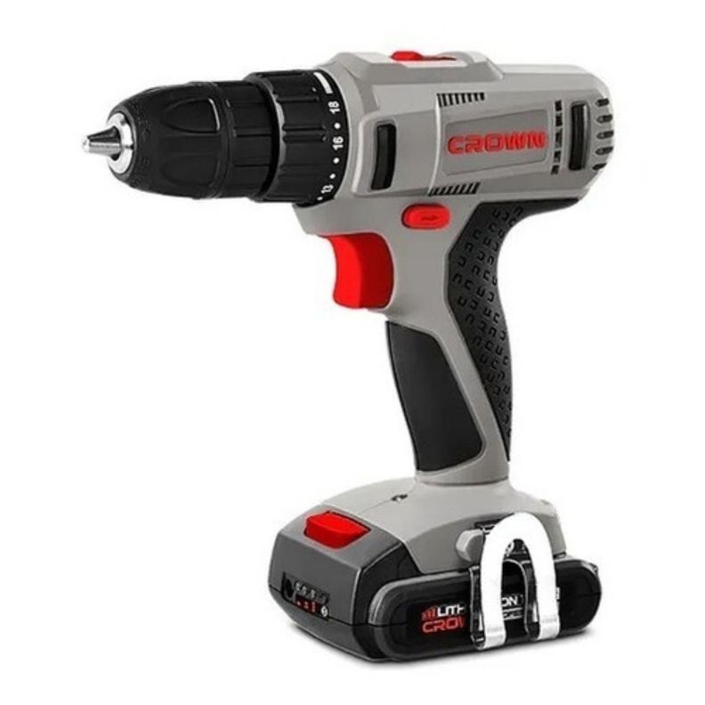 Taladro Inalambrico Recargable 14.4v + 2 Baterias Crown Pro-0
