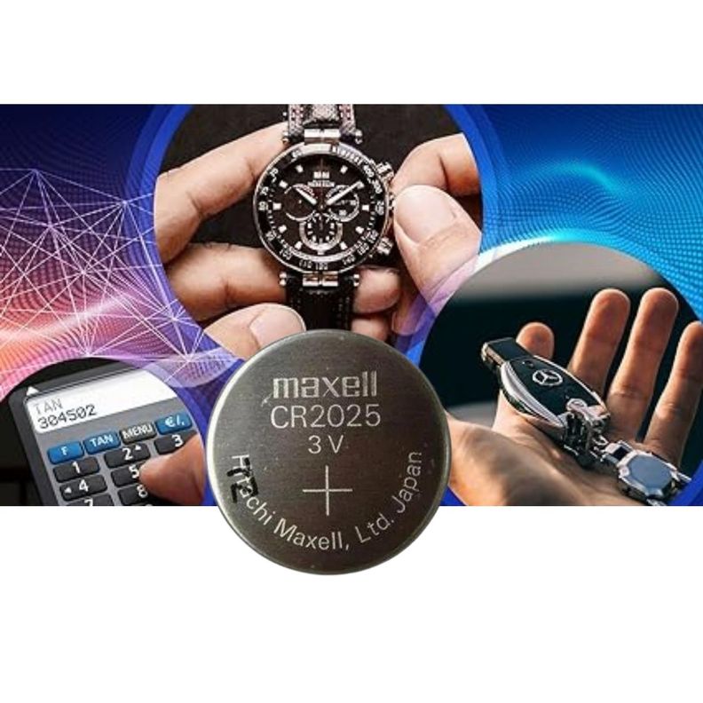 Unidad Pila de Litio Maxell CR2025 Multiusos-1