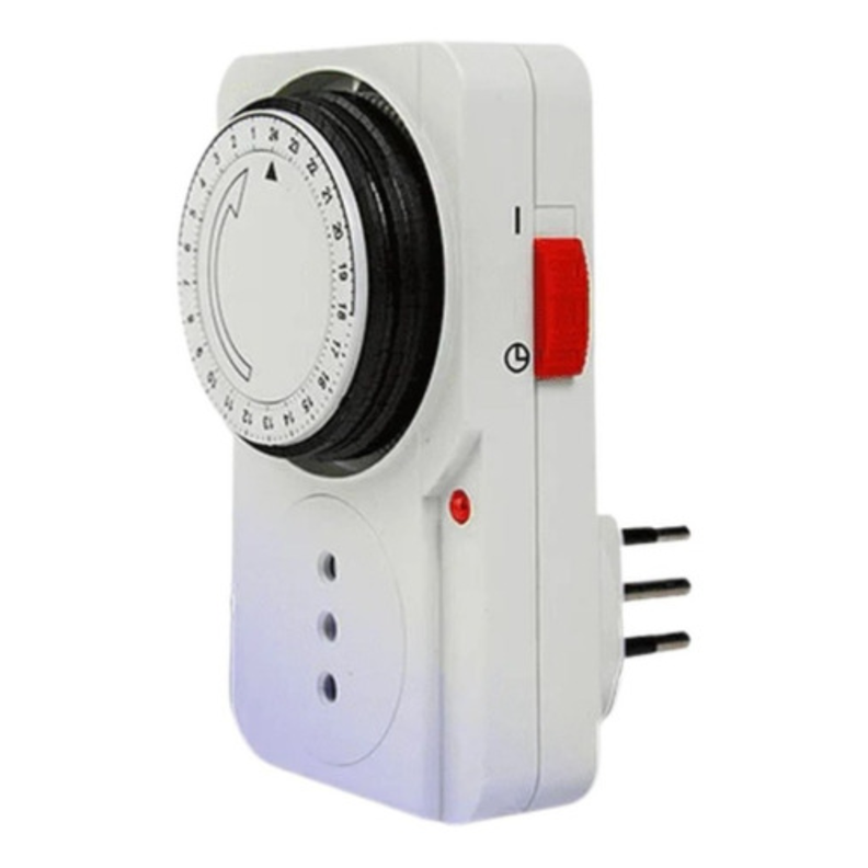 Temporizador Timer Analógico Diario 24 Horas Enchufe 220v-0
