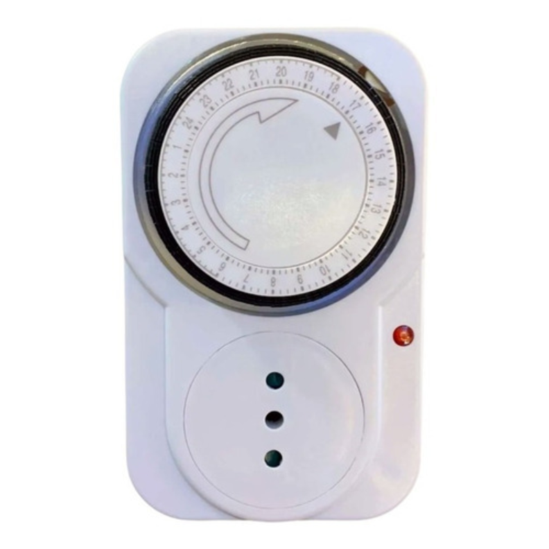 Temporizador Timer Analógico Diario 24 Horas Enchufe 220v-1