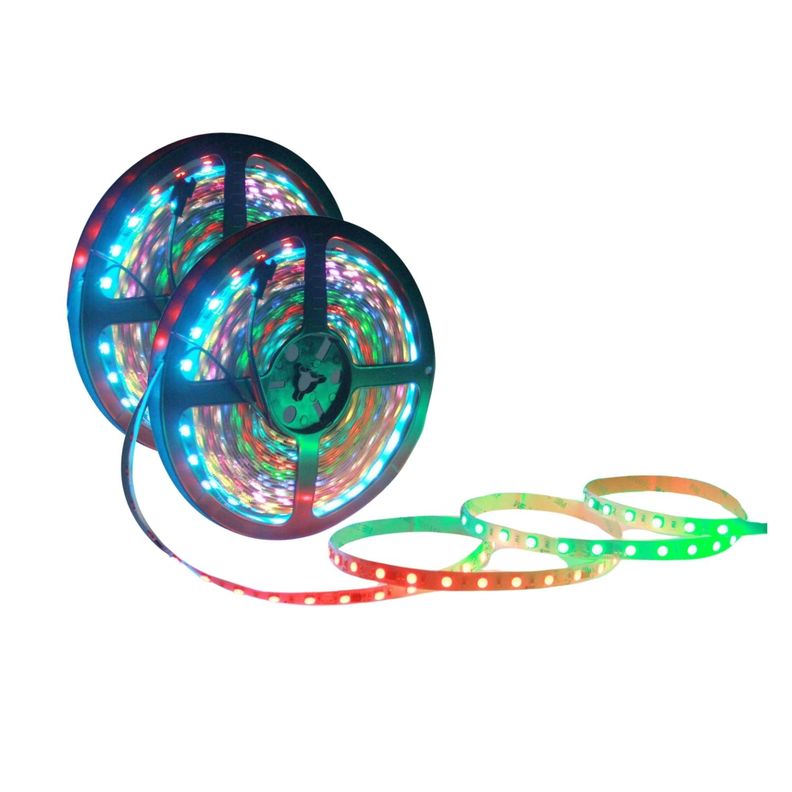 PACK 2 CINTA 12V 5050 14W/M RGB 10MM 5 METROS KONNERGIE DEUS-0