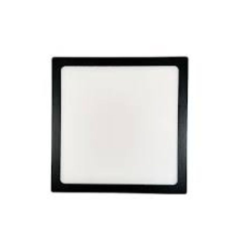 Panel Plafón Led 24w Sobrepuesto Cuadrado Borde Negro-3