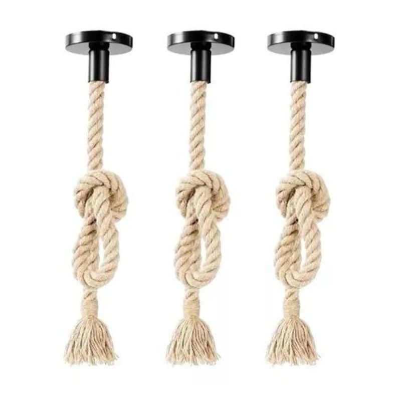 Soquete Colgante Decorativo Vintage Soga E27 Rustico Pack 3-0