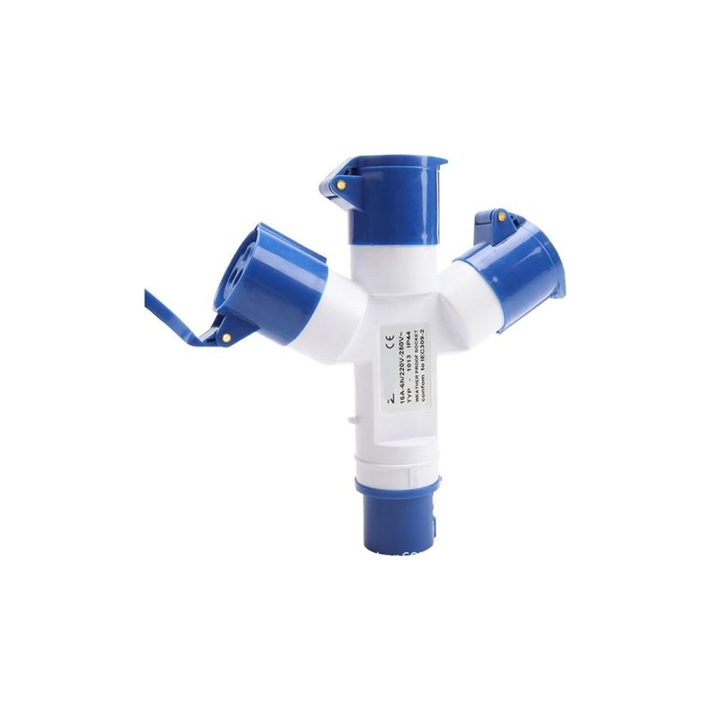 Enchufe Industrial Hembra Sobrepuesta Ip44 16a 220v 2p / t-0
