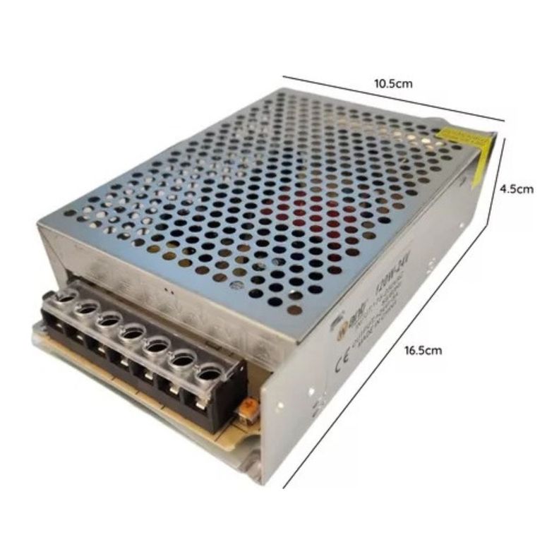 Fuente De Poder 24v 5a 120w Focos Cinta Cámaras Switching-2