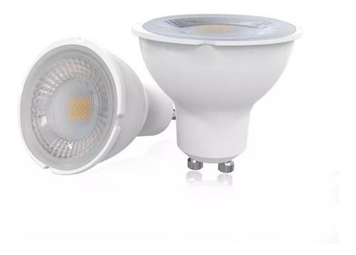 Pack 10 Ampolletas Led Dicroicas Gu10 7w Sec-0