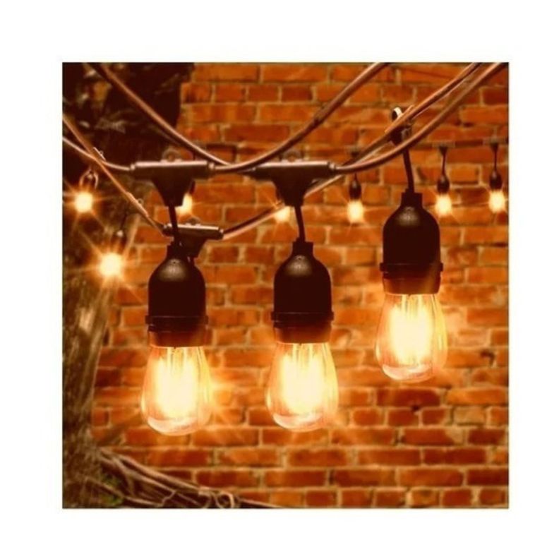 Pack X15 Ampolleta Led Vintage Edison S14 Rosca Normal E27-1