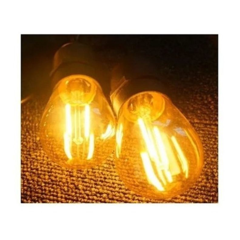 Pack X15 Ampolleta Led Vintage Edison S14 Rosca Normal E27-2