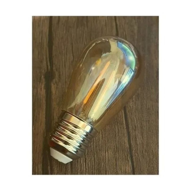 Pack X15 Ampolleta Led Vintage Edison S14 Rosca Normal E27-3